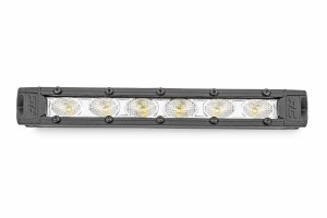 LED Light Bar (Pair) - Rough Country - Slim Line - Chrome